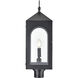 Bratton 2 Light 25.75 inch Powder Coated Black Outdoor Post Lantern